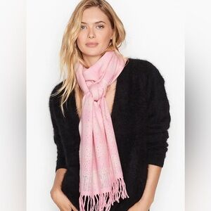 Winter Angel Signature Stripe Scarf — Sequined & Collector-Worthy ✨